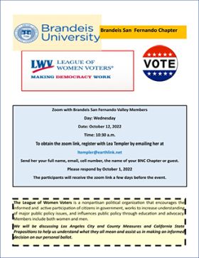 League of Women Voters